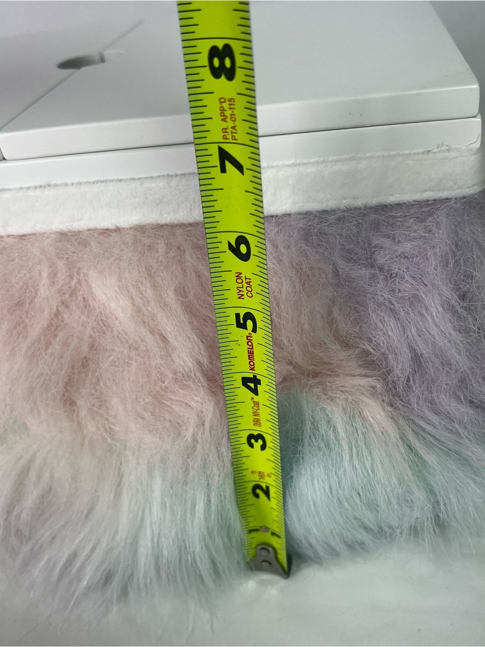 Pottery Barn Teen-Faux Fur Mani Pedi Lap desk Unicorn Multi Color Storage/Mirror - Picture 12 of 16